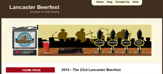Lancaster Beerfest Website